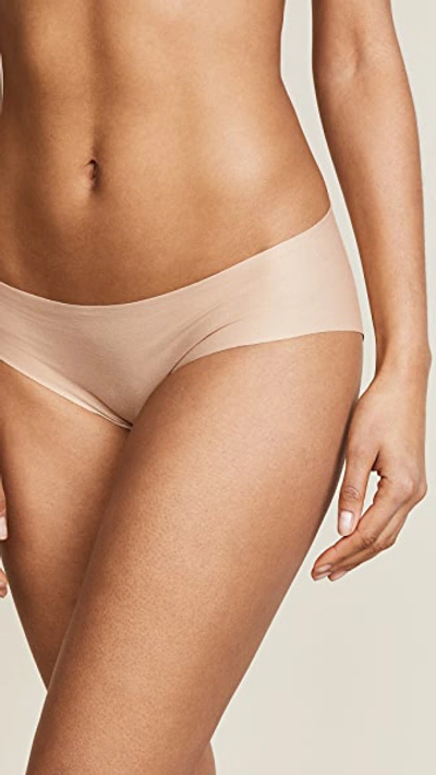 Commando Cotton Bikini Briefs In Almond