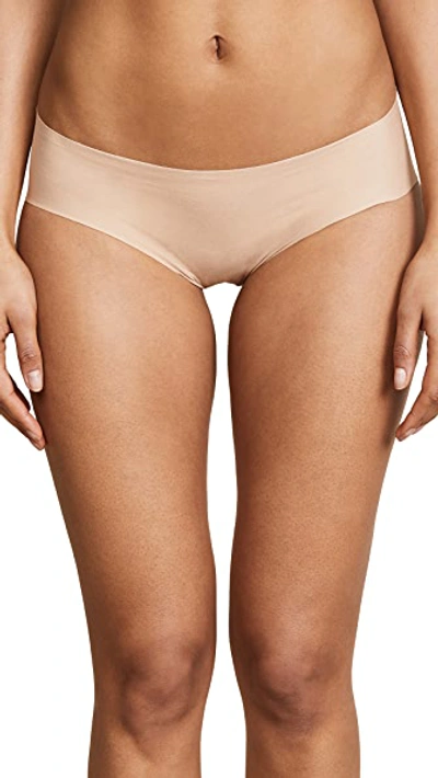 Shop Commando Cotton Bikini Briefs Almond