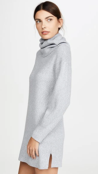 Shop Cupcakes And Cashmere Kiara Sweater Dress In Heather Grey