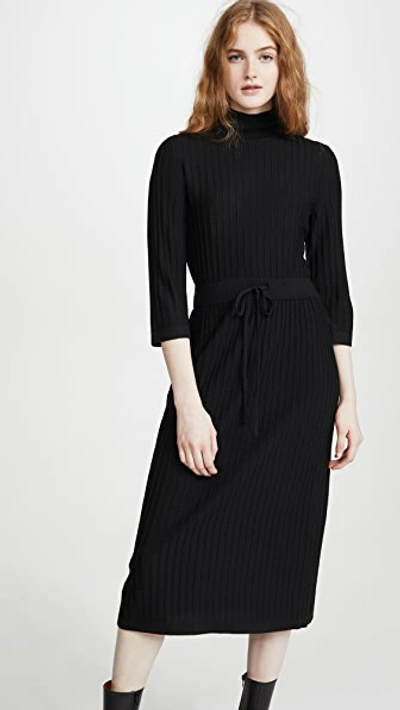 Shop A.p.c. Vivianne Dress In Noir