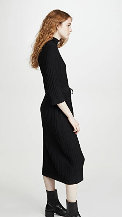 Shop Apc Vivianne Dress In Noir