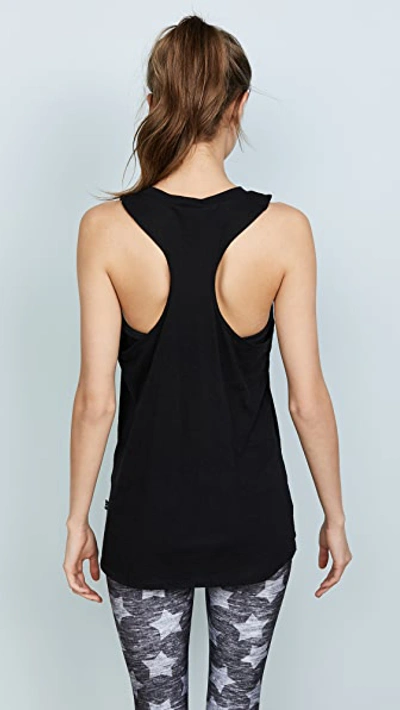 Shop Terez Muscle Racer Tank In Black