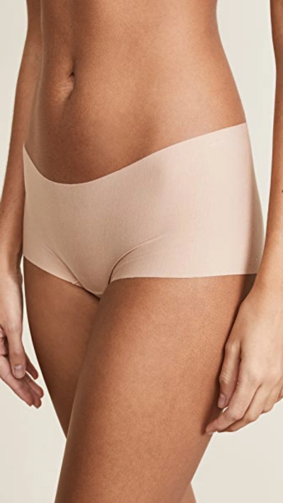 Commando Butter Modal-blend Hipster Briefs In Almond
