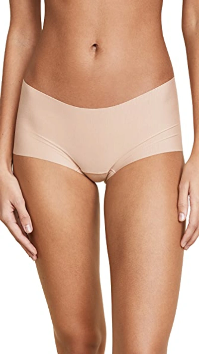Commando Butter Modal-blend Hipster Briefs In Almond