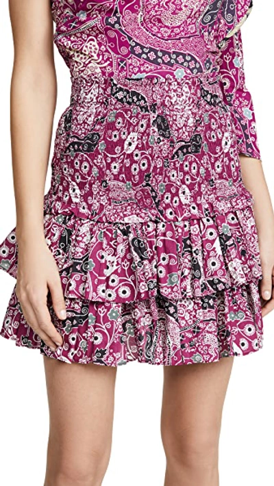 Shop Isabel Marant Étoile Naomi Skirt In Fuschia