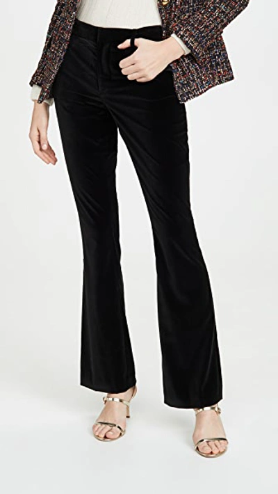 Shop Alice And Olivia Hayley Bootcut Pants In Black