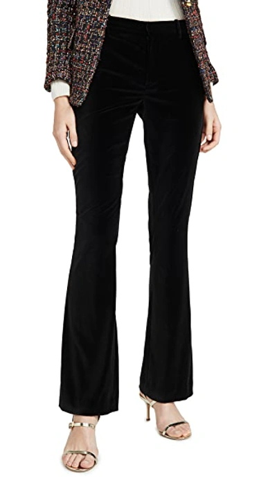 Shop Alice And Olivia Hayley Bootcut Pants In Black