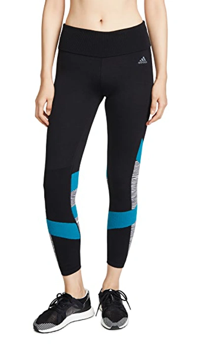 Shop Adidas Originals X Missoni How We Do Leggings In Black/active Teal/white