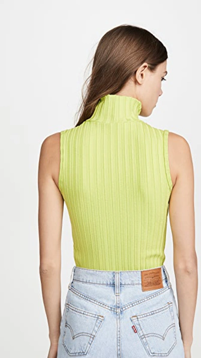 Shop Simon Miller Rib Cora Top In Algae