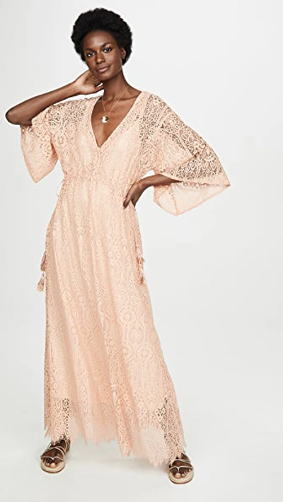 Shop Melissa Odabash Mel Cover Up Dress In Tan