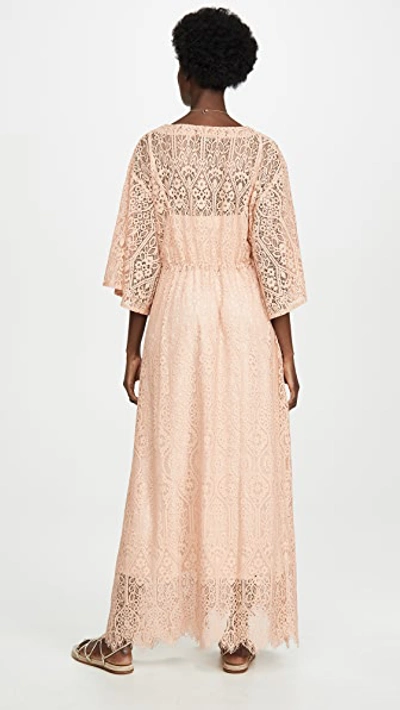 Shop Melissa Odabash Mel Cover Up Dress In Tan