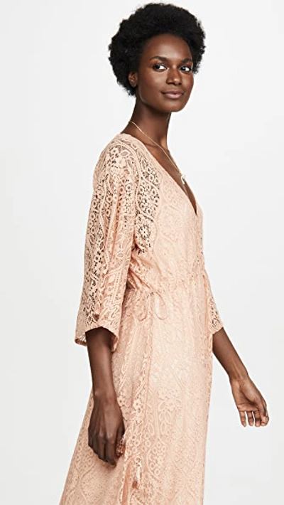 Shop Melissa Odabash Mel Cover Up Dress In Tan