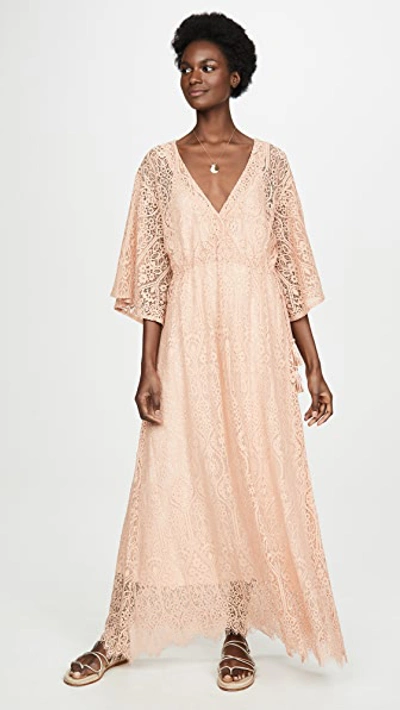 Shop Melissa Odabash Mel Cover Up Dress In Tan