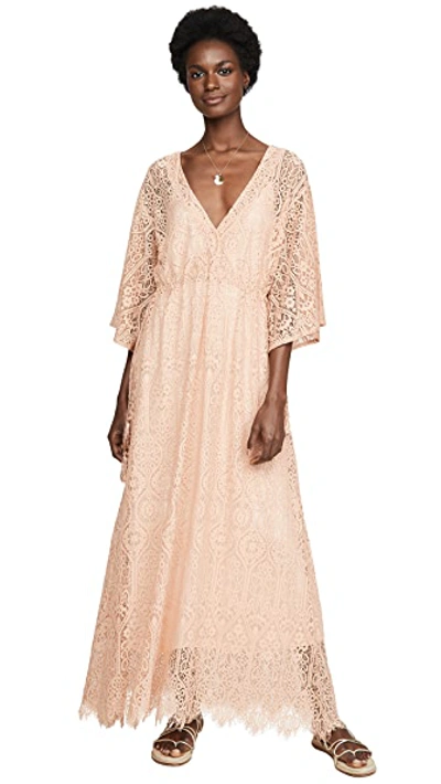 Shop Melissa Odabash Mel Cover Up Dress In Tan