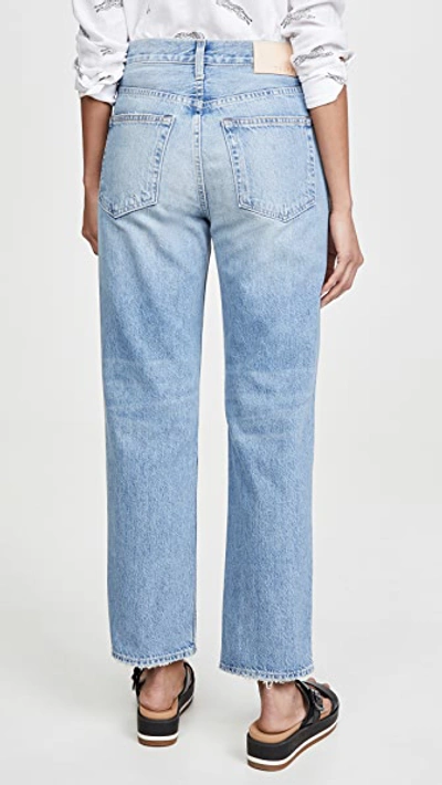 Shop Trave Riley 90's Straight Jeans In Time After Time