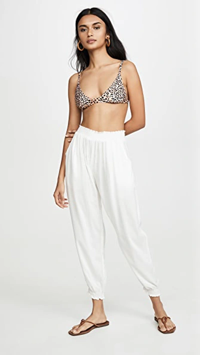 Shop Coolchange Bodrum Pants In White Solid
