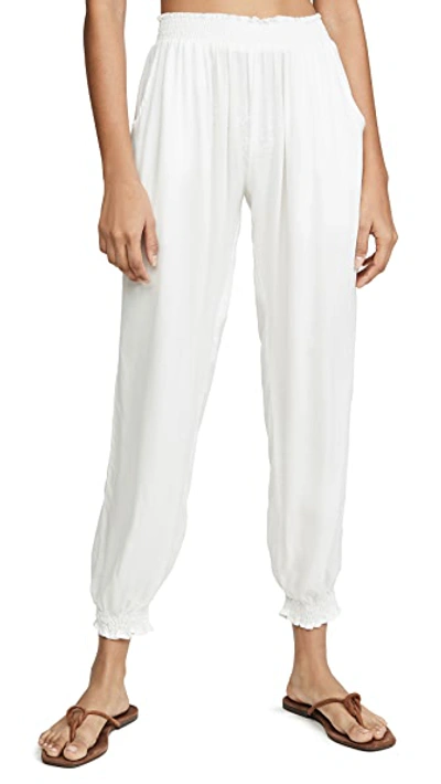 Shop Coolchange Bodrum Pants In White Solid