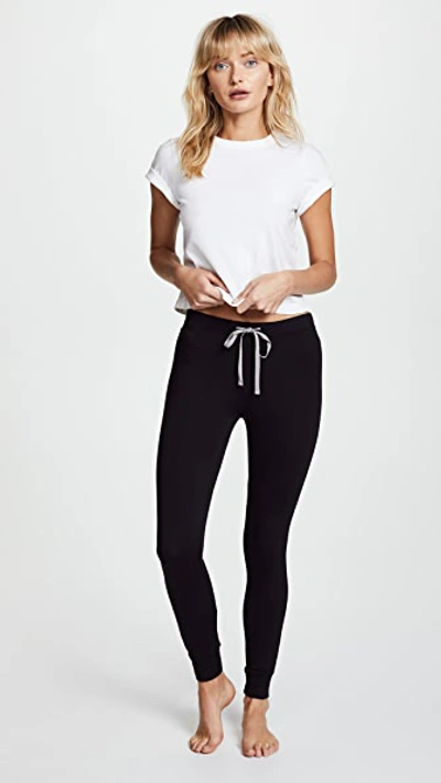 Honeydew Intimates Kickin' It French Terry Knit Jogger Pants In Black