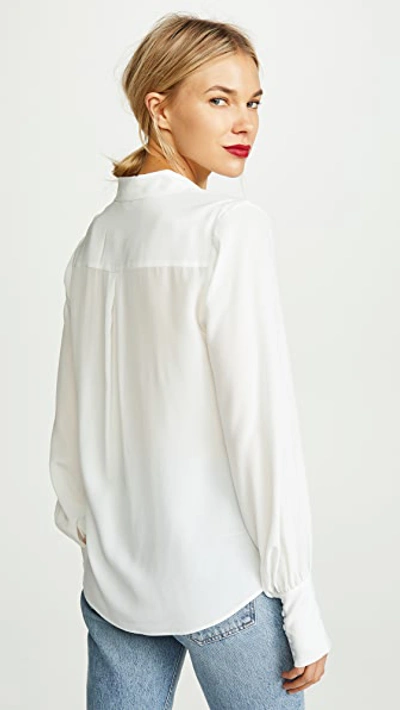 Shop L Agence Naomi Blouse In Ivory