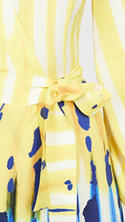 Shop Stella Jean Printed Wrap Dress In Multi