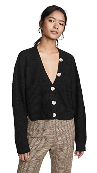 Shop Line & Dot Scarlett Cardigan In Black