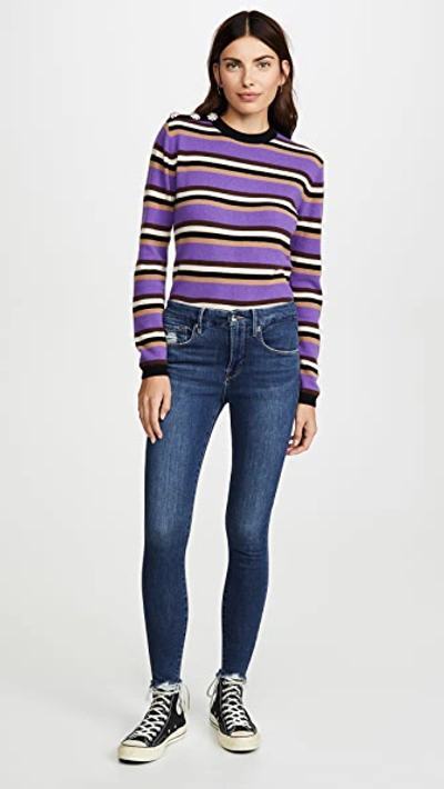 Good American Good Legs Extreme Stiletto Jeans In Blue340