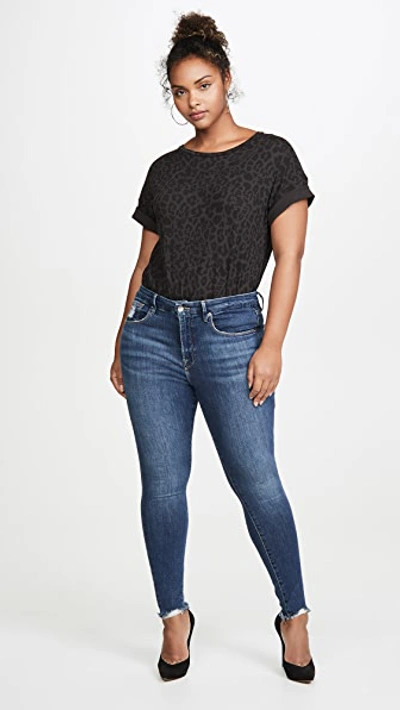 Good American Good Legs Extreme Stiletto Jeans In Blue340