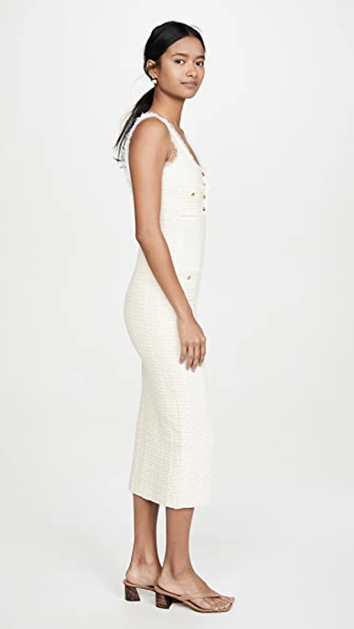 Shop Ronny Kobo Nina Dress In White/ecru