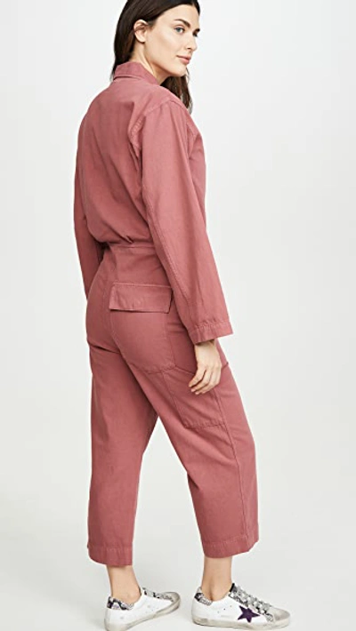 Shop Current Elliott The Richland Coveralls In Washed Berry