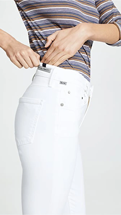 Shop Citizens Of Humanity Rocket Sculpt Crop Jeans In White