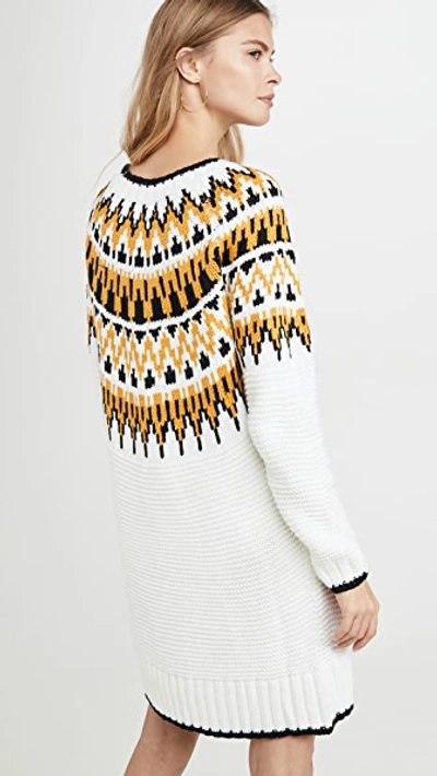 Shop Minkpink Imogen Fairsile Sweater Dress In Multi