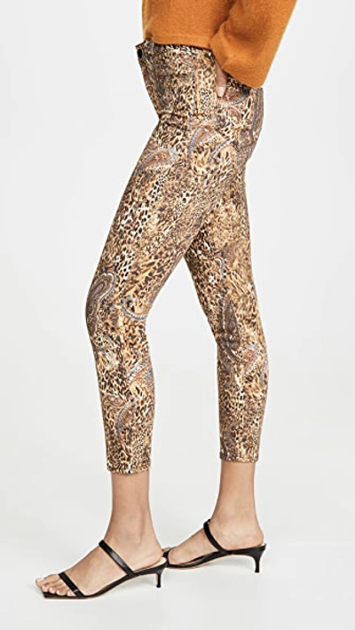Shop L Agence Margot High Rise Skinny Valencia Jeans In Bronze Valencia