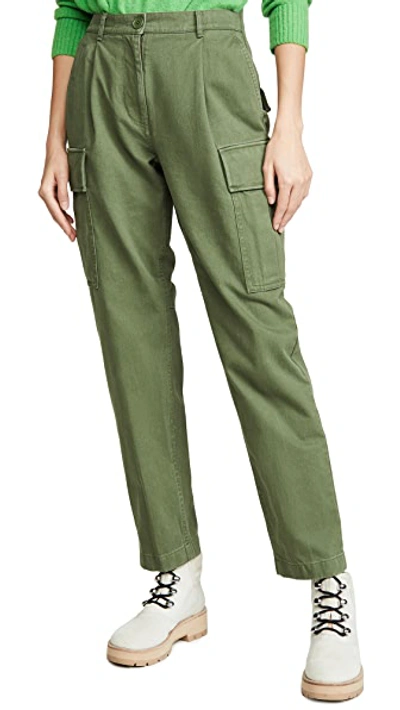 Shop Pushbutton Back Up Cargo Pants In Khaki