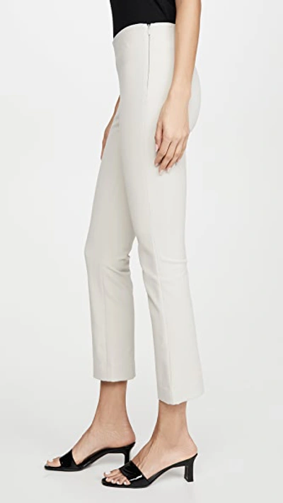 Shop Vince Cropped Flare Pants In Cobblestone