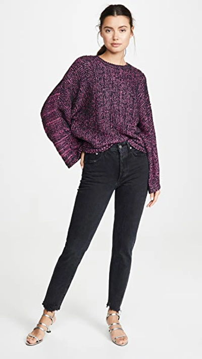 Shop Bb Dakota Slide Right In Sweater In Black