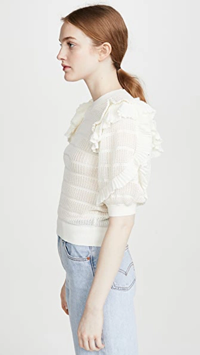 Shop Ulla Johnson Aveline Top In Blanc