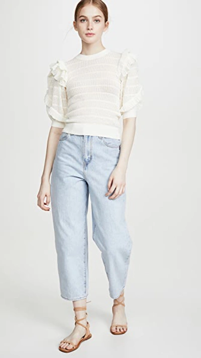 Shop Ulla Johnson Aveline Top In Blanc