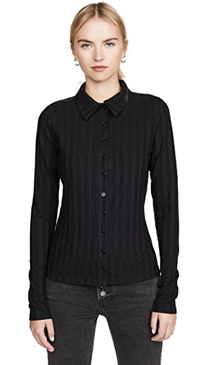 Shop Reformation Laurie Top In Black