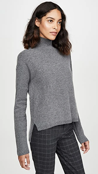 Shop Naadam Drop Shoulder Cashmere Sweater In Granite