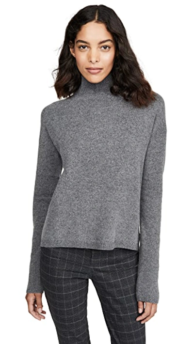 Shop Naadam Drop Shoulder Cashmere Sweater In Granite