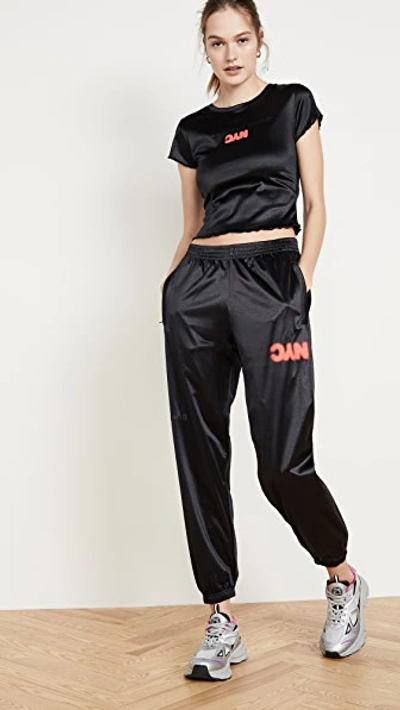 Shop Adidas Originals By Alexander Wang Aw Pants In Black