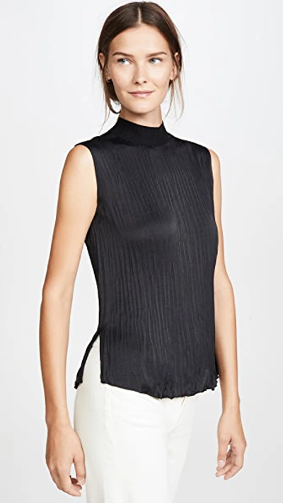 Shop Vince Shell Top In Black