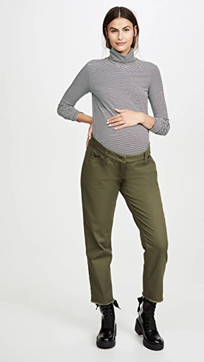 Shop Hatch The Carson Pants In Army