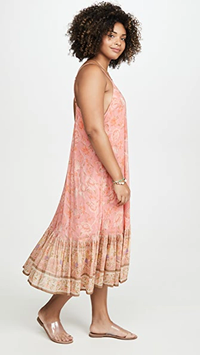 Spell And The Gypsy Collective Seashell Strappy Midi Dress In Coral |  ModeSens