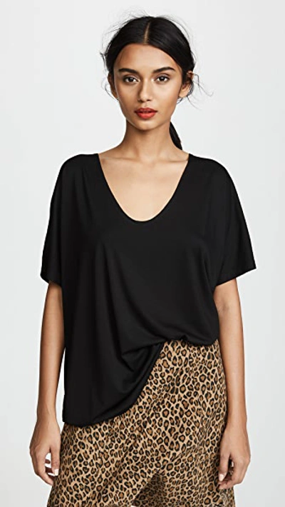 Hatch The Perfect V Tee In Black