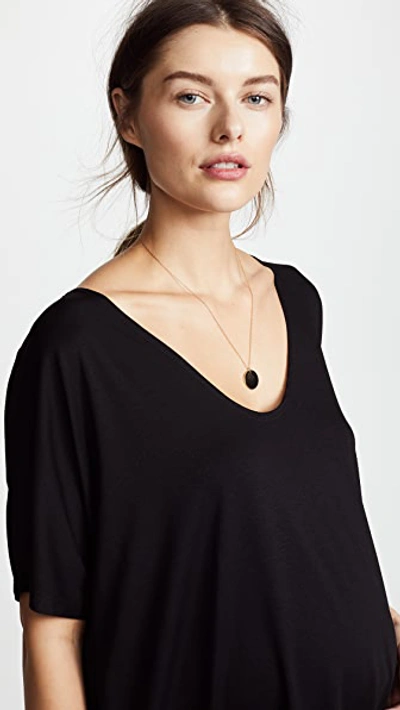 Hatch The Perfect V Tee In Black