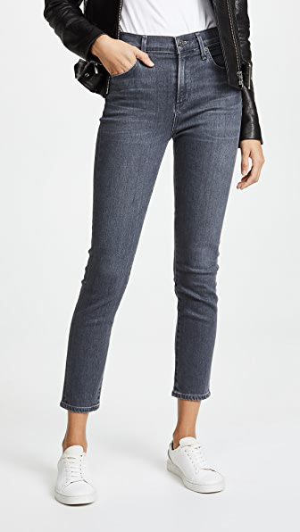 Citizens Of Humanity Rocket Crop High Rise Skinny Jeans In Moon Dance Modesens