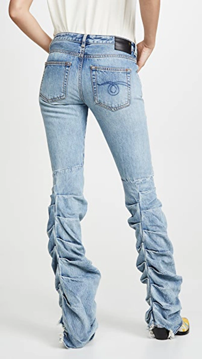 Shop R13 Shirring Boy Boot Jeans In Haston