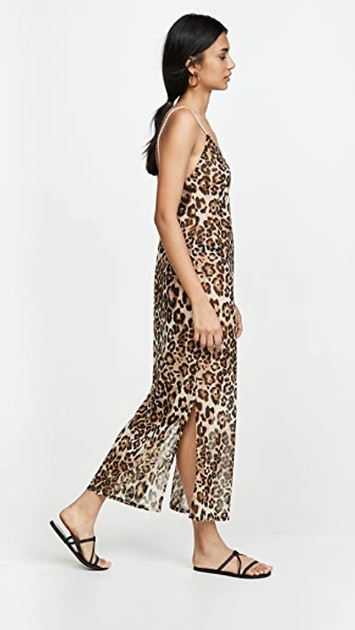 Shop Sara Cristina Pearl Dress In Leopard