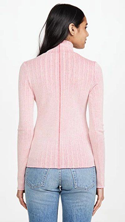 Shop Rag & Bone Elina Pullover In White Pink